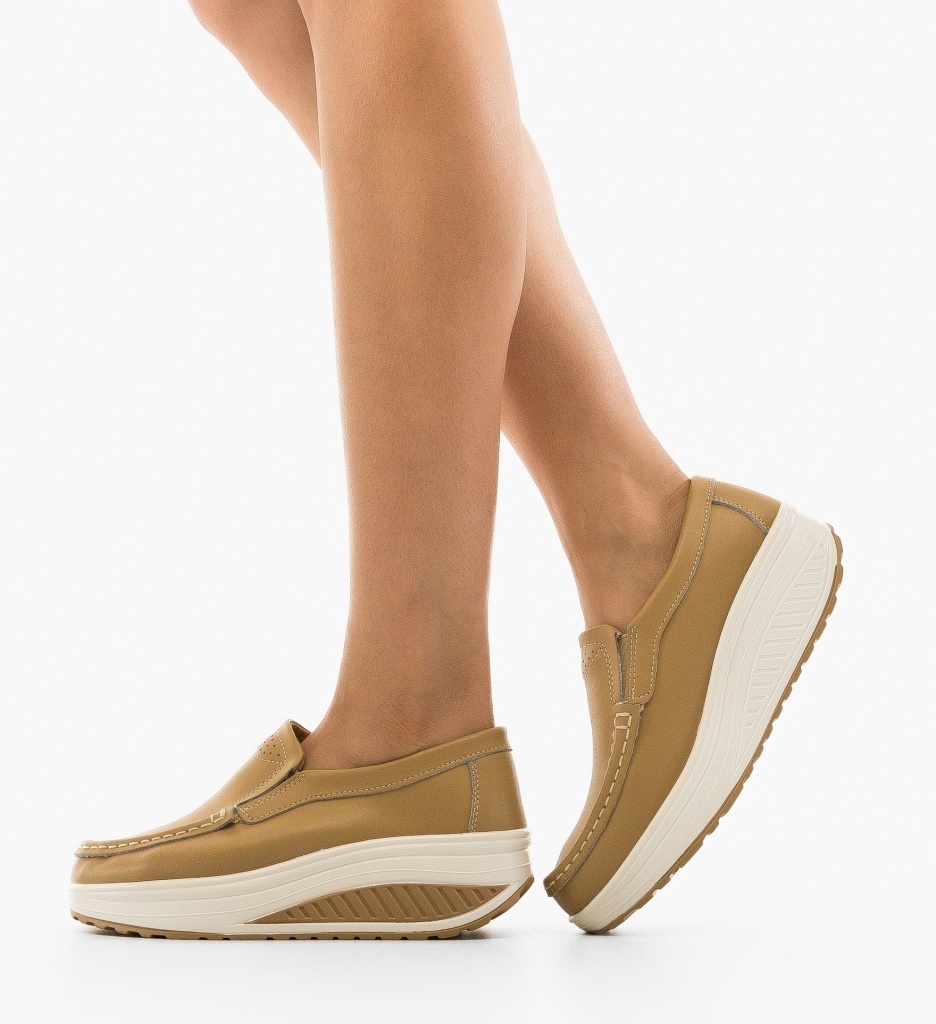 Pantofi Casual Eliot Bej - Confort și Stil - imagine 3