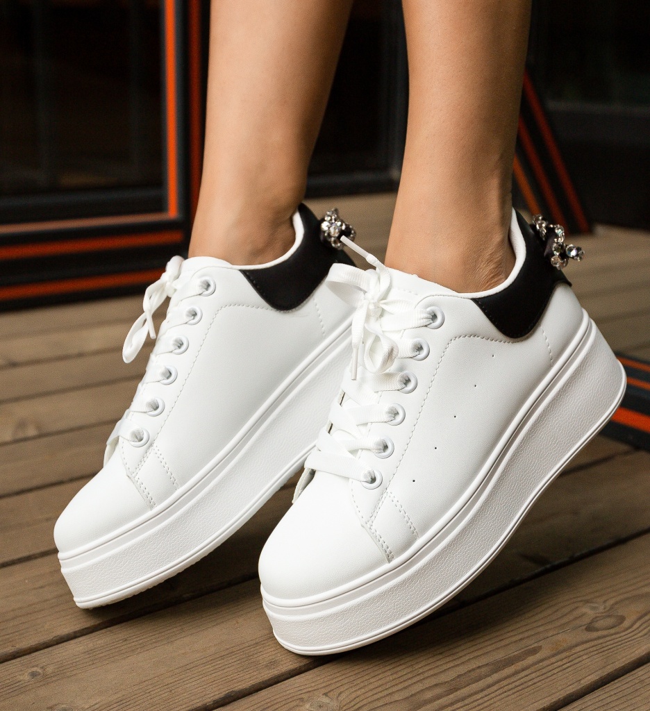 Sneakers Dama Wilkins Albi - Confort și Stil