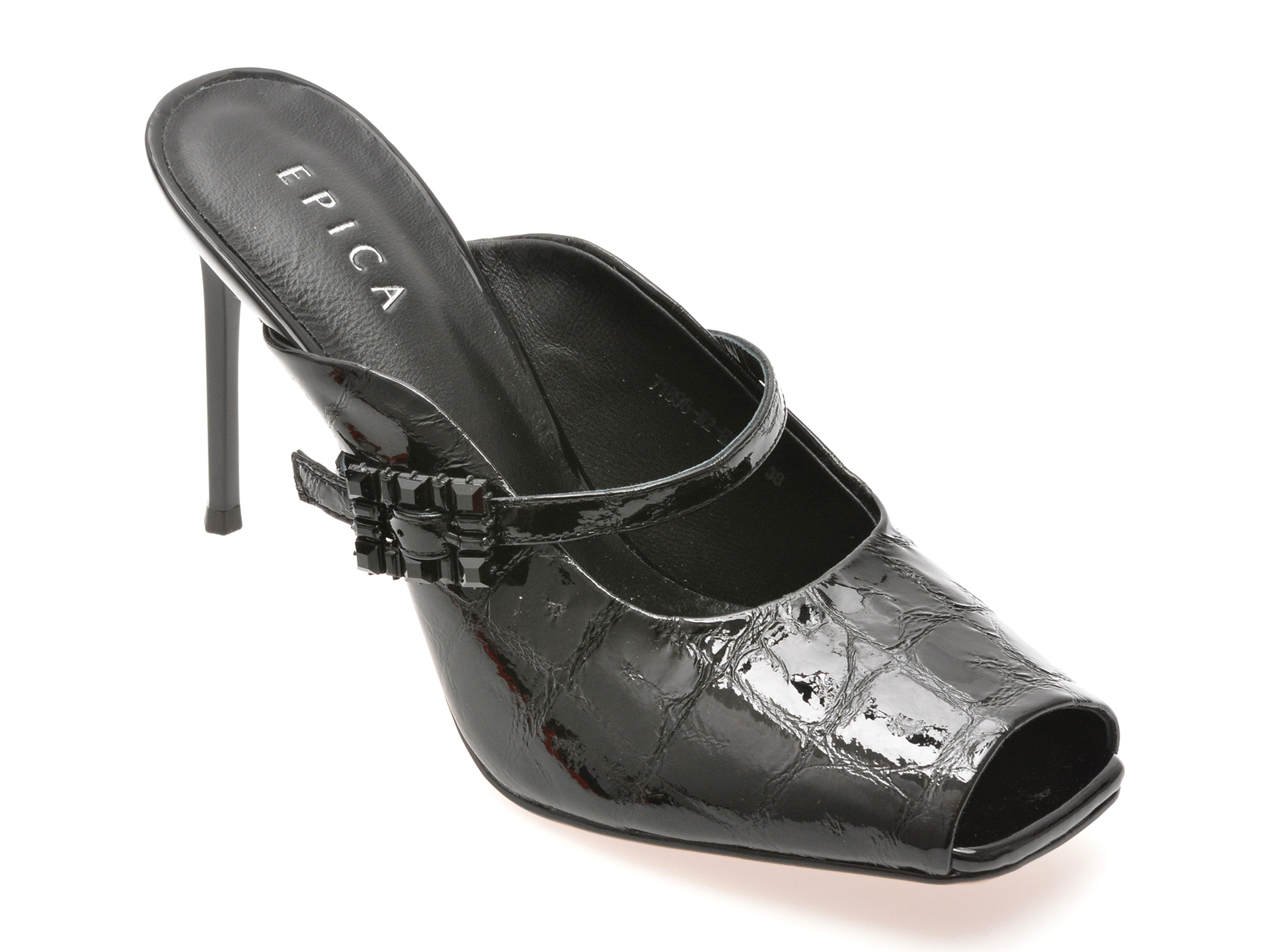 Papuci Epica Piele Lacuita - Eleganță și Stil