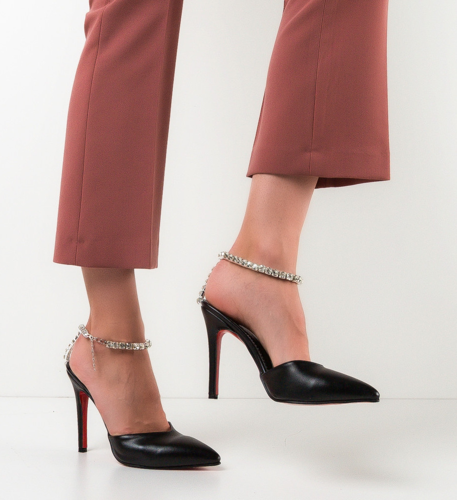 Pantofi dama Reberta Negri eleganți cu toc - imagine 2