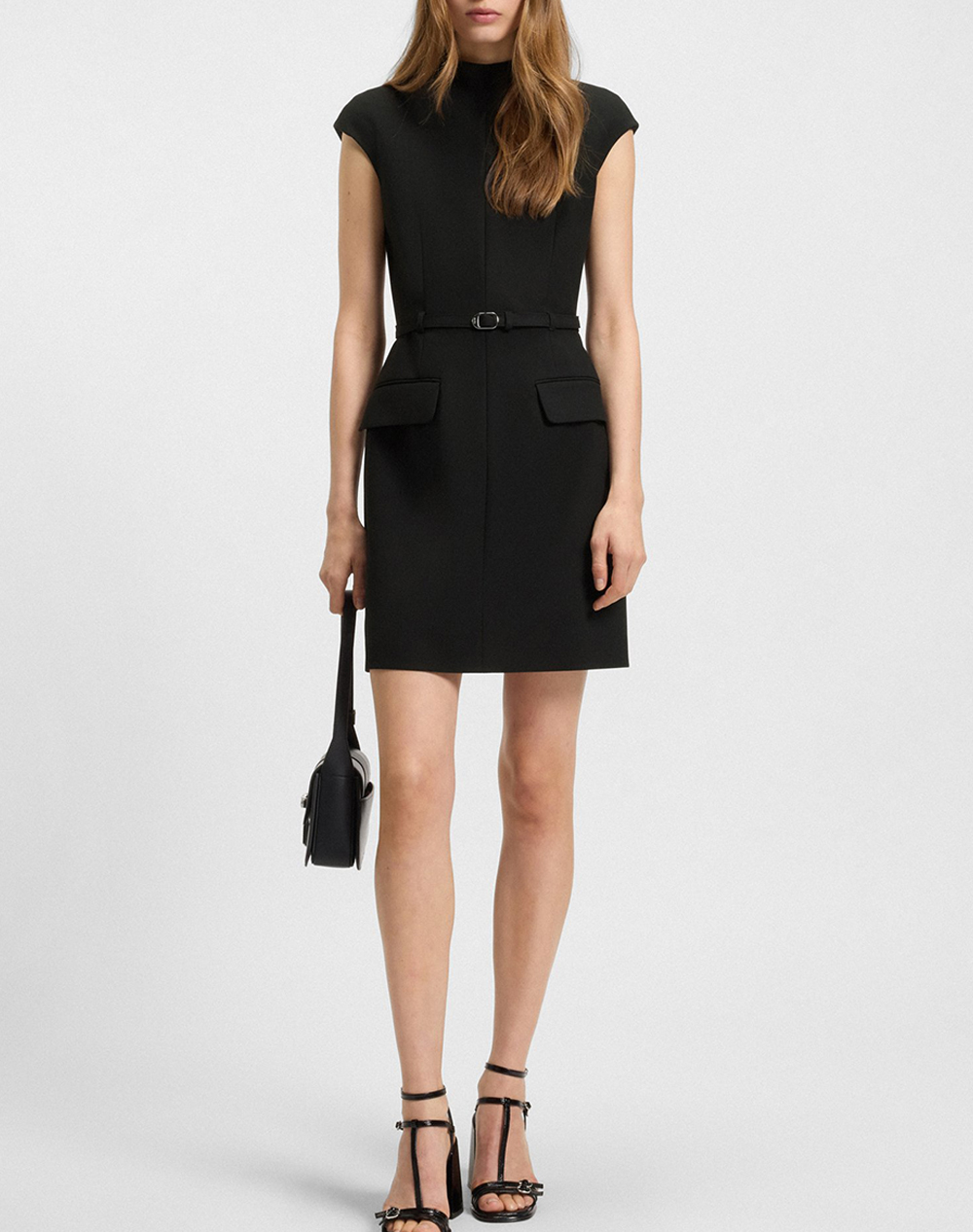 Rochie Hugo cu Guler Mock - Look Sofisticat