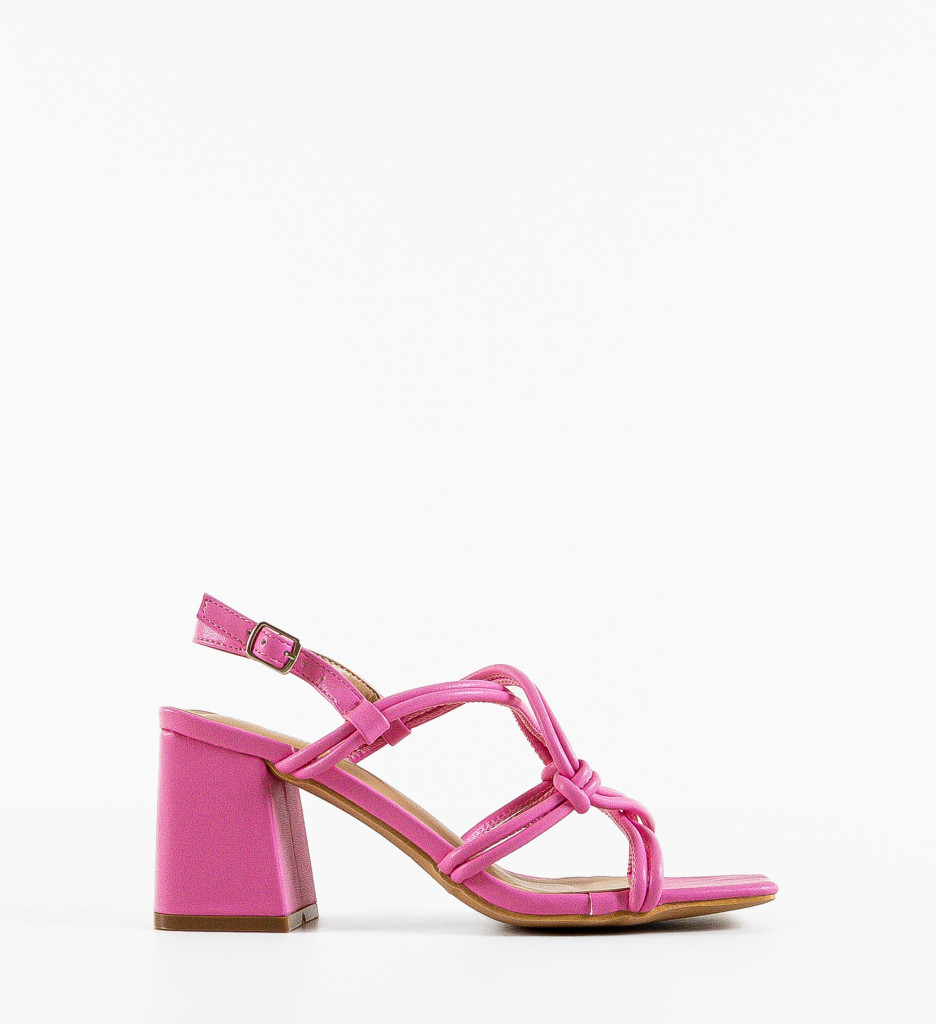 Sandale Hallel Fuchsia | Eleganță și Stil - imagine 4