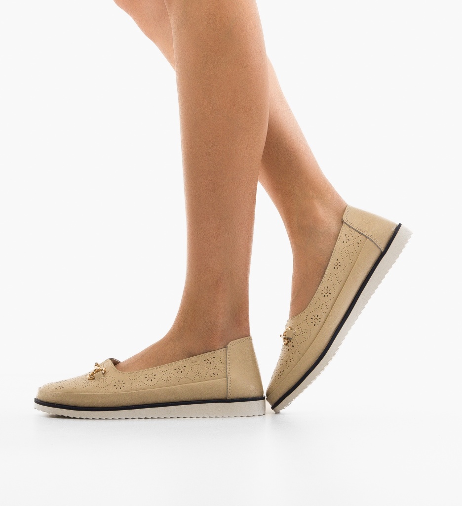 Espadrile Dama Ikram Bej - Confort și Stil Casual - imagine 3