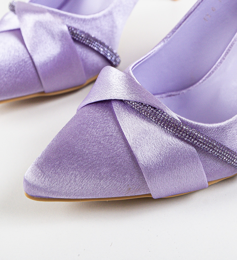 Pantofi dama Irene mov | Eleganță la fiecare pas - imagine 6