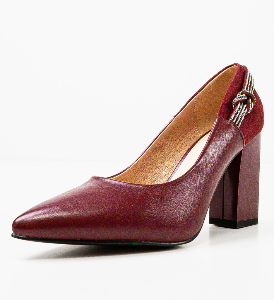 Pantofi Dama Gergina Grena | Toc Elegant