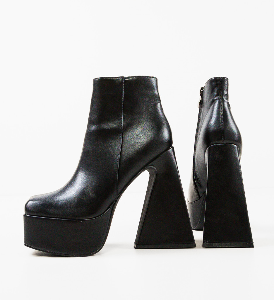Botine Dama Vera Negre - Eleganță Urbană - imagine 7