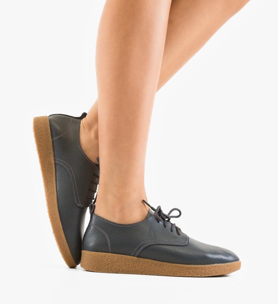 Pantofi Casual Sindre Gri - Confort și Stil - imagine 2
