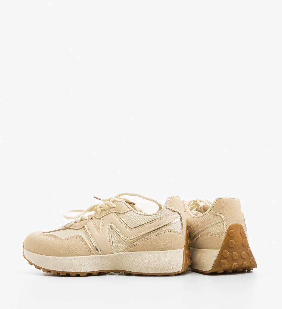 Sneakers Sharad Bej | Confort & Stil Modern - imagine 5