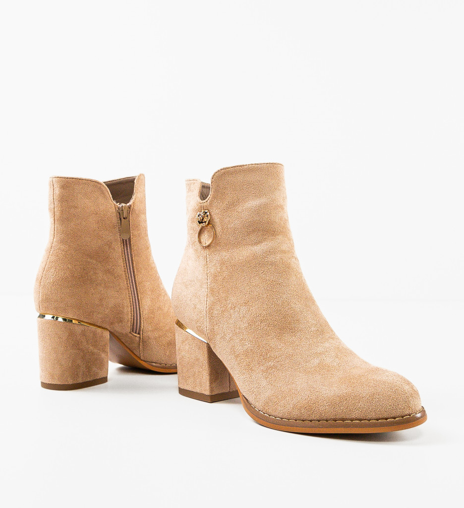 Botine Dama Reuben Khaki - Eleganță și Confort - imagine 7