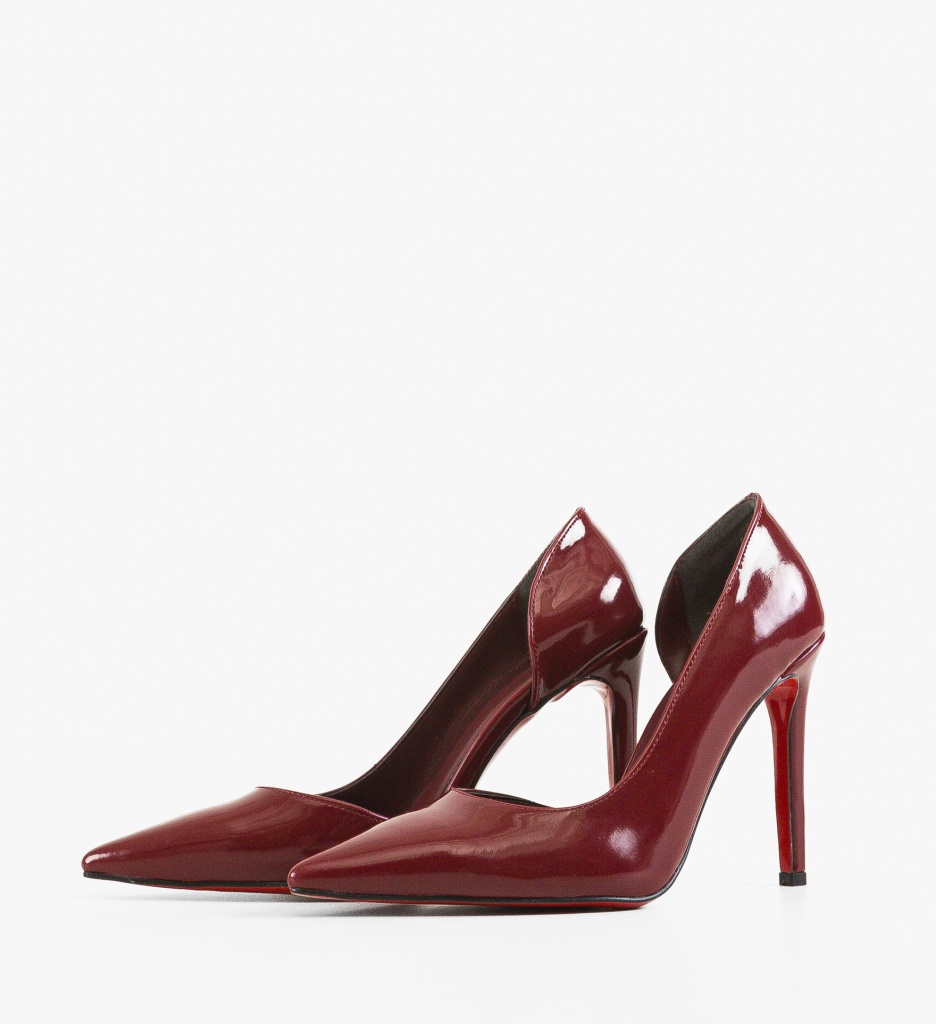 Pantofi Stiletto Trynet Grena - Eleganță Maximă - imagine 5