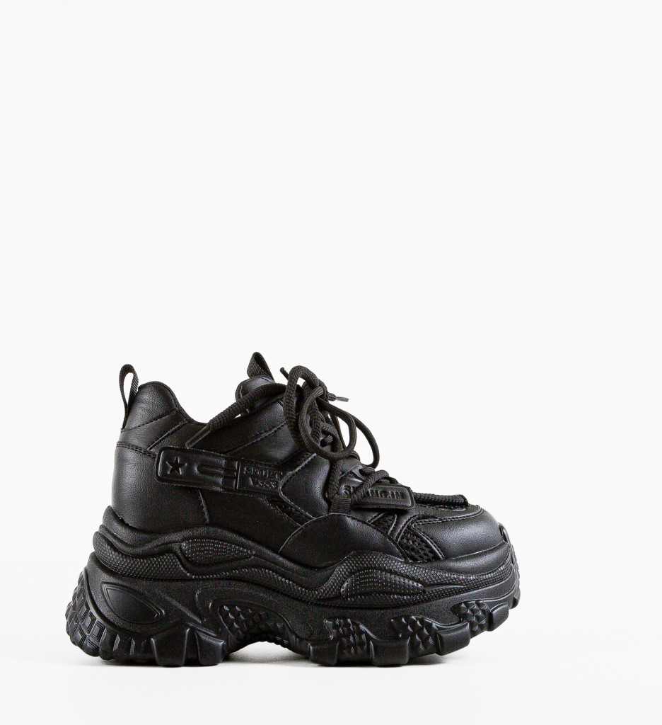 Sneakers Dama Shan Negri | Confort și Stil - imagine 4