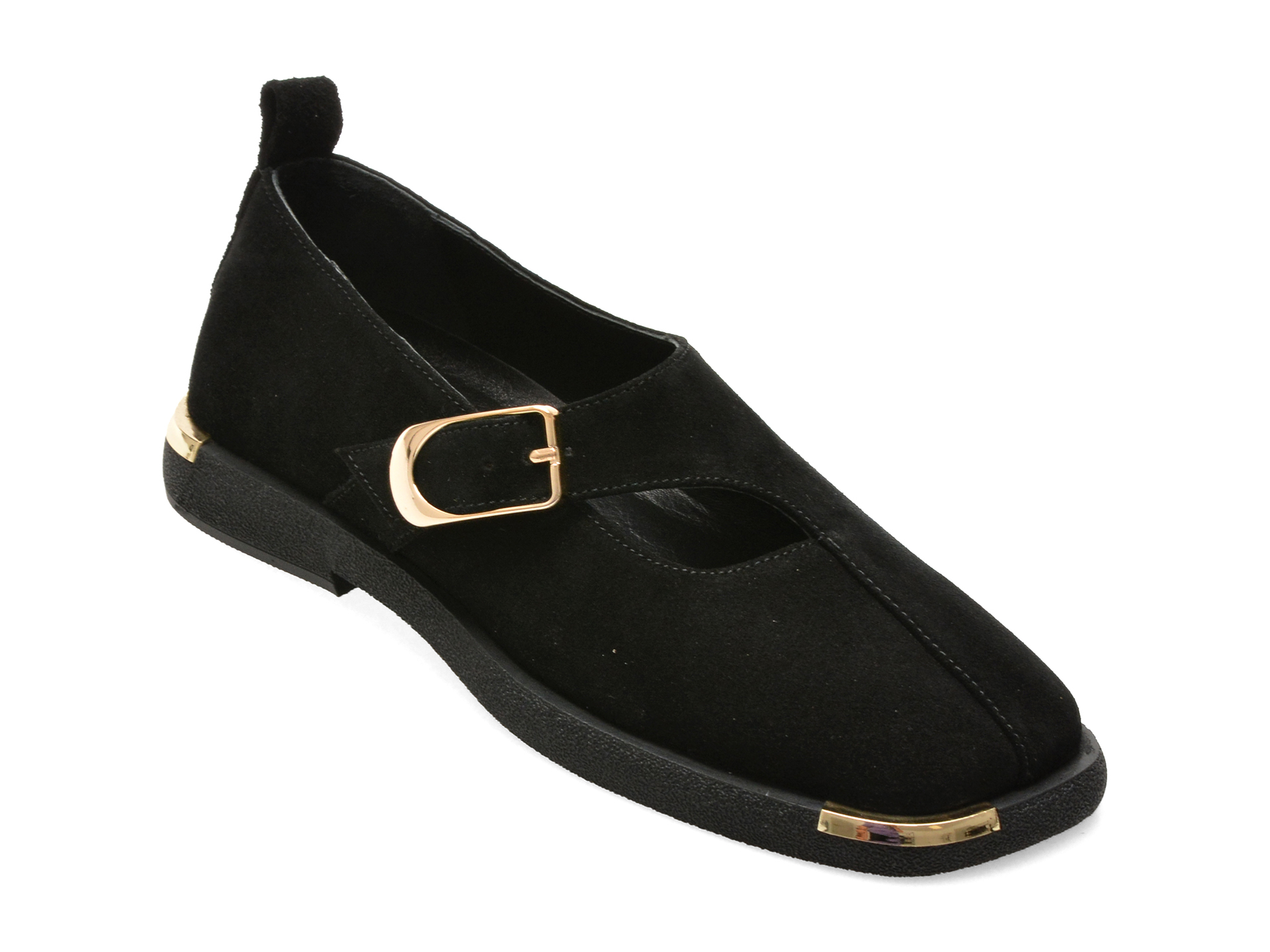 Pantofi GRYXX Negri Piele Întoarsă Casual