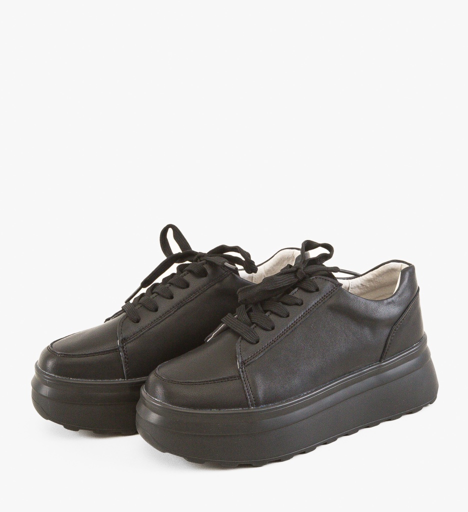 Sneakers Dama Wenom Negri - Confort și Stil - imagine 7