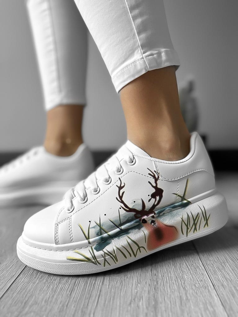 Adidași Dama Albi Casual FCL8031 | Confort & Stil