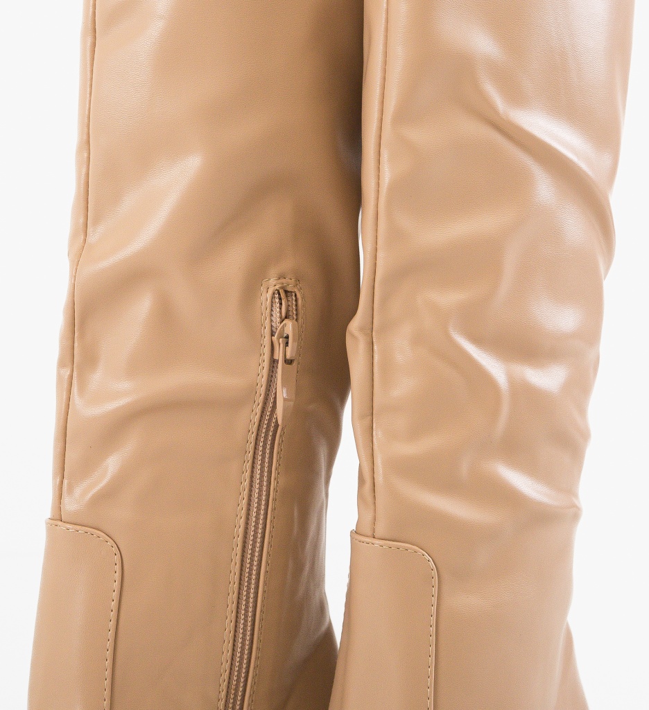 Cizme Dama Elegante Tanish Bej - imagine 6