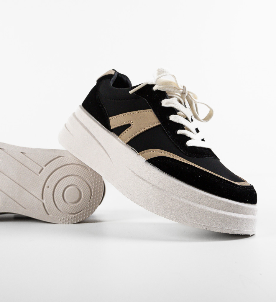 Sneakers Passya Negri | Confort și Stil Urban - imagine 5
