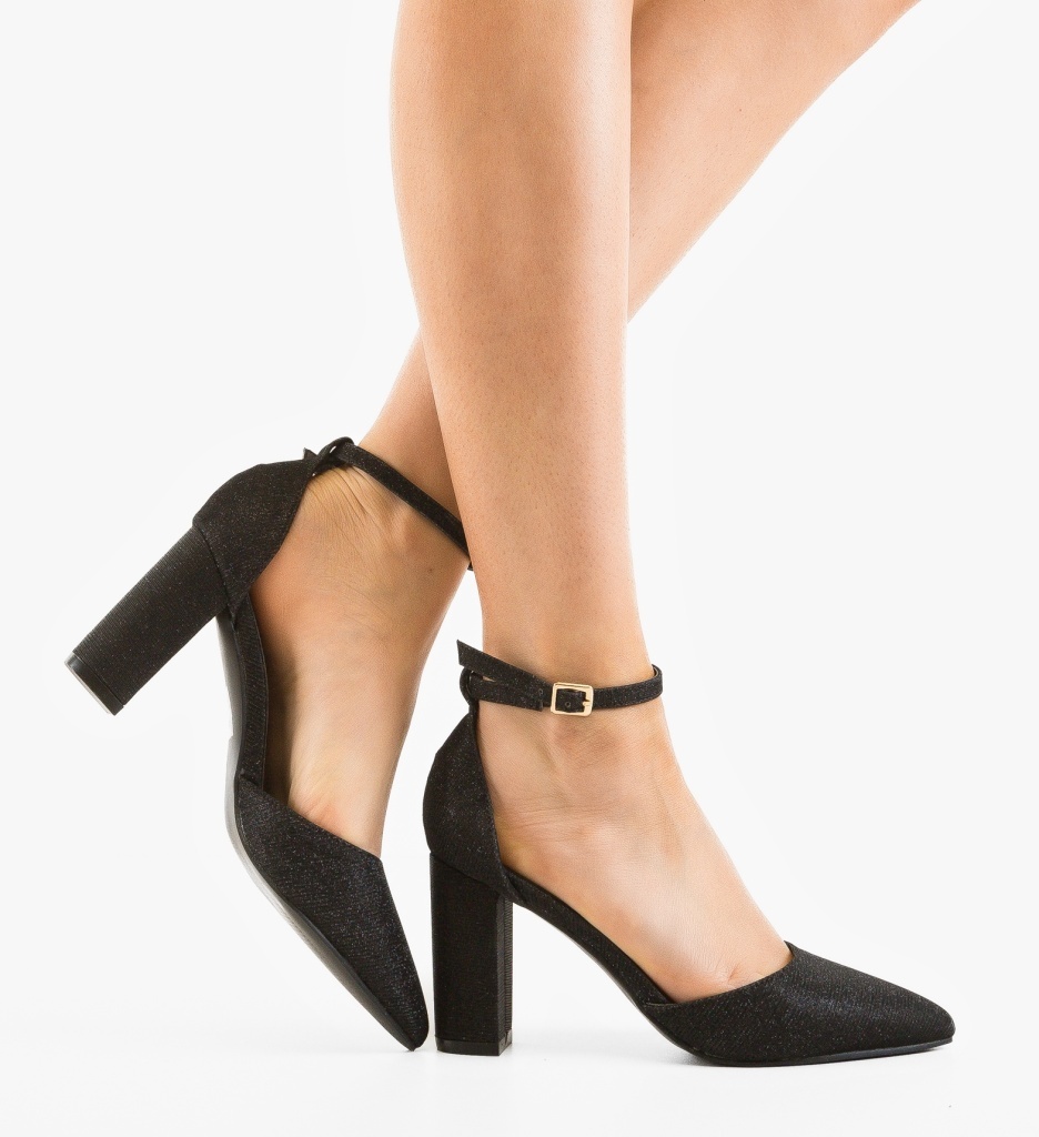 Pantofi dama cu toc Young Negri Eleganți - imagine 2