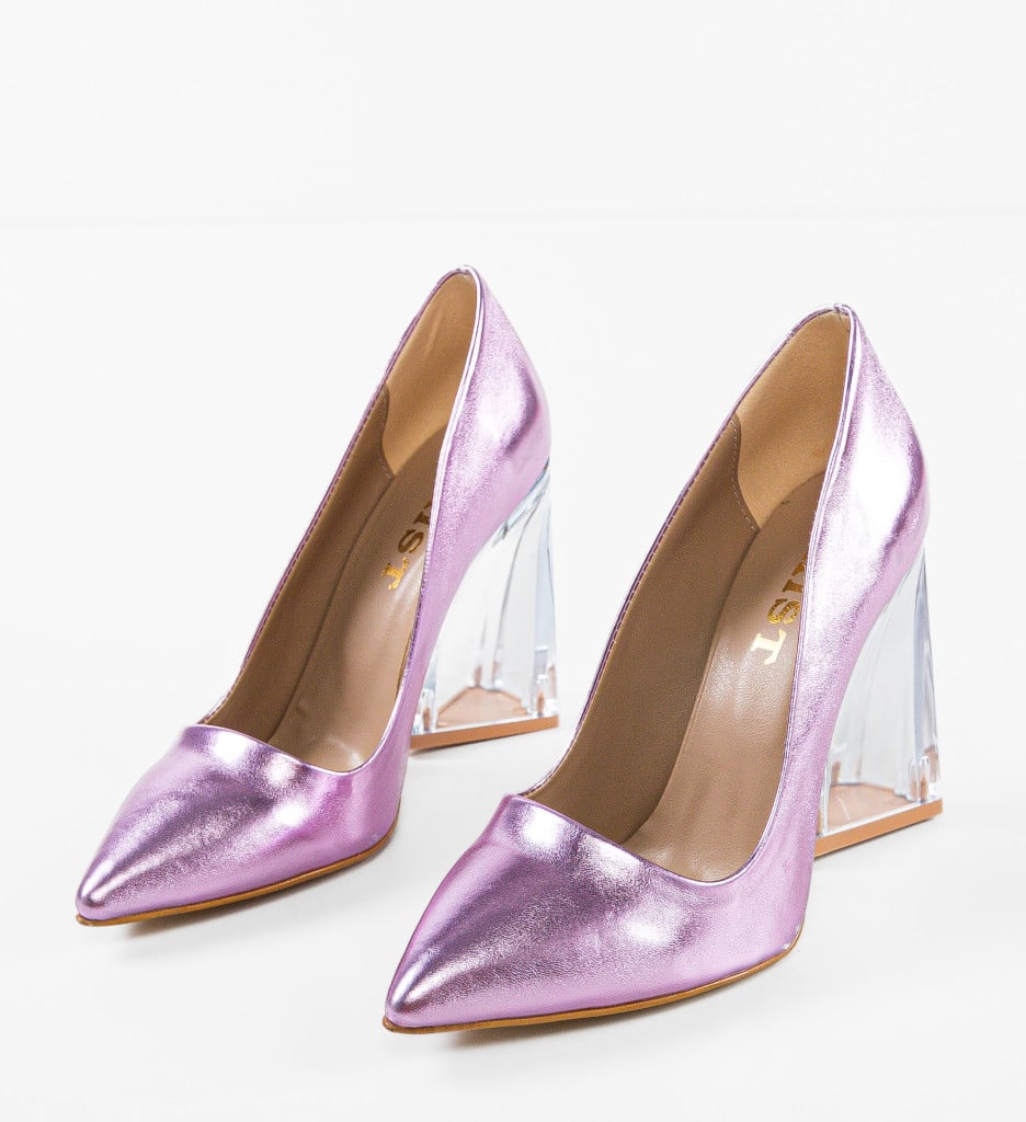 Pantofi cu Toc Dyapa Roz - Eleganță și Stil - imagine 13