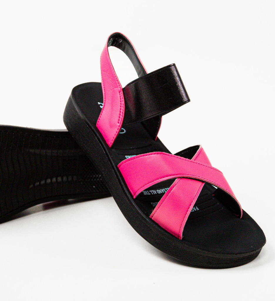 Sandale Dama Brina Fuchsia - Eleganță și Confort - imagine 6