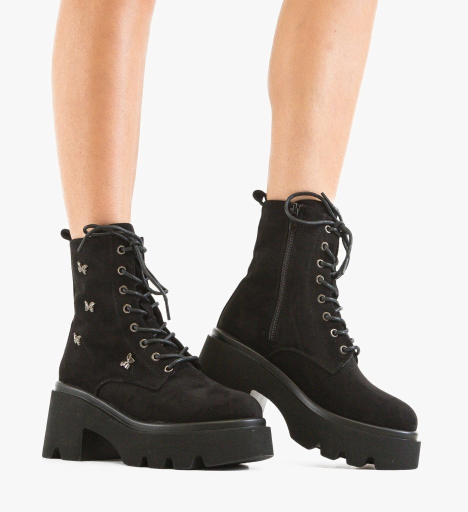 Ghete Dama Befly Negre - Elegante și Confortabile - imagine 4