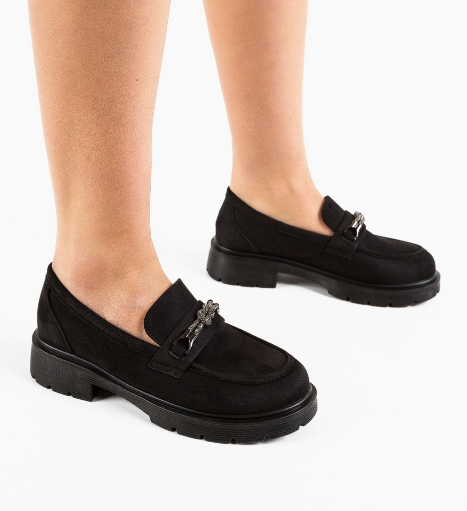 Pantofi Casual Rishi Negri 2 - Confort Stilat - imagine 2