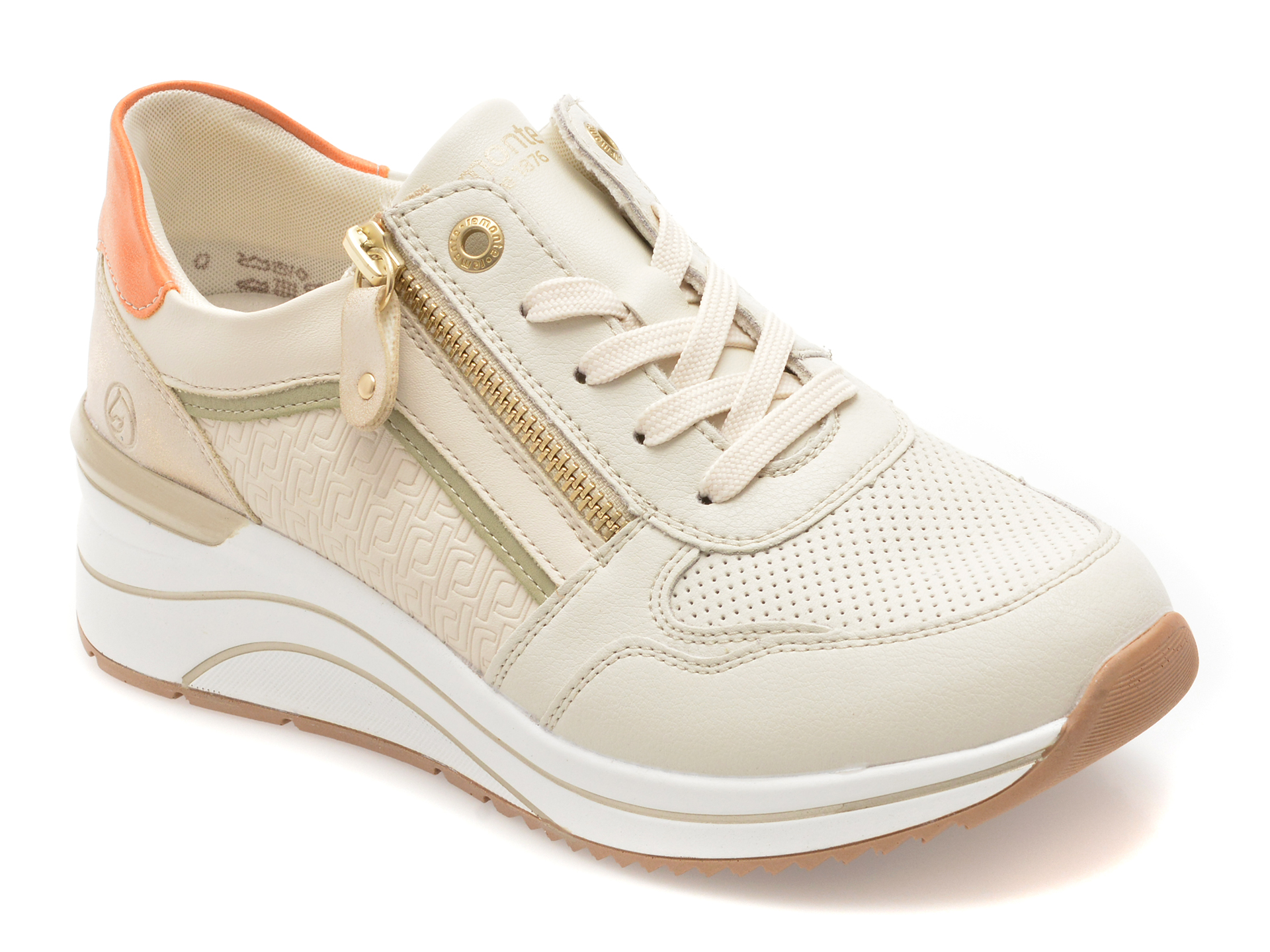 Pantofi sport REMONTE albi, confort optimizat
