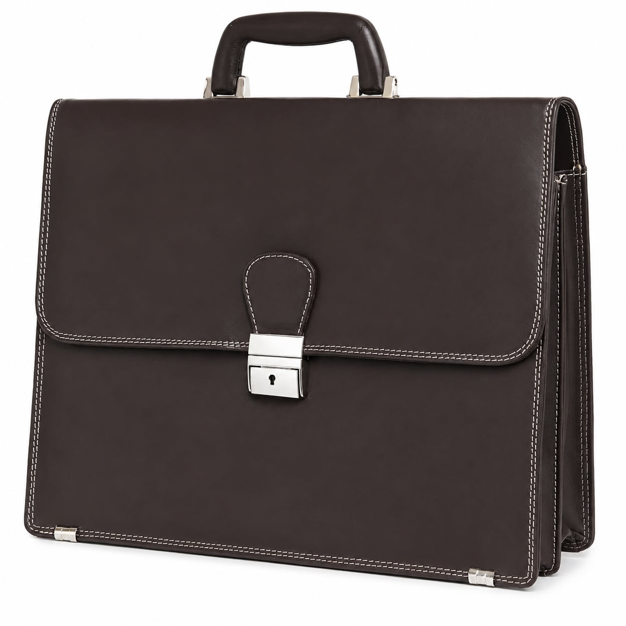Servieta Armando GT3875 Piele Naturală Maro - imagine 6