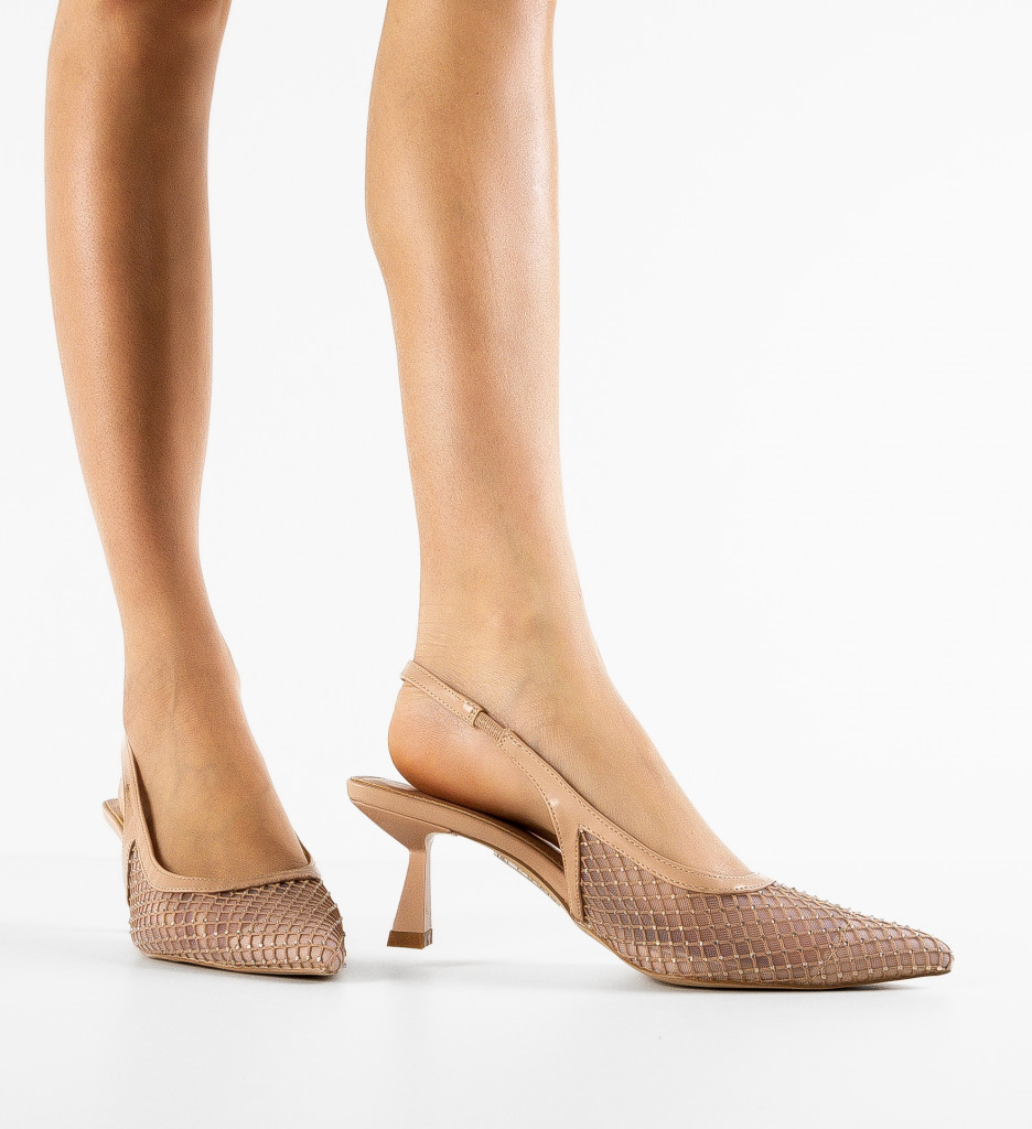 Pantofi Dama Albedo Nude - Eleganță și Stil
