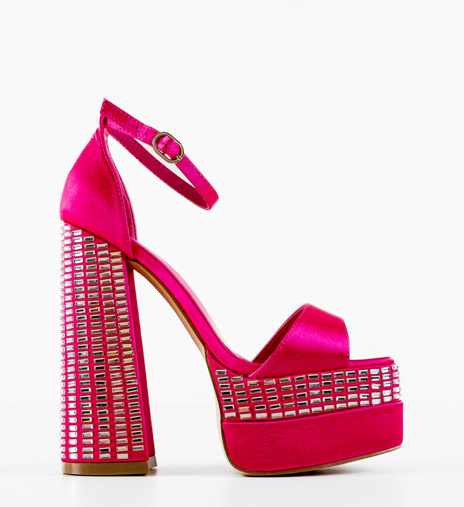 Sandale Bersomna Fuchsia - Eleganță și Stil - imagine 4