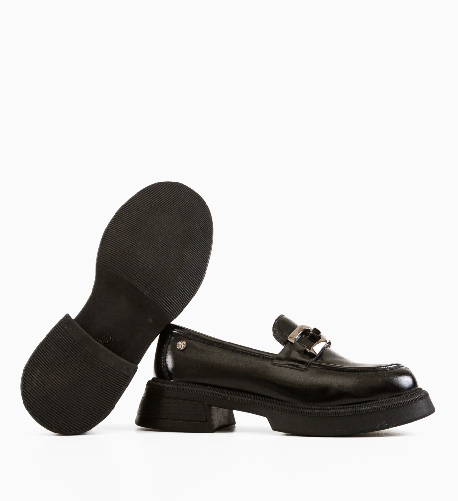 Pantofi Brante Negri | Confort și Stil Casual - imagine 7