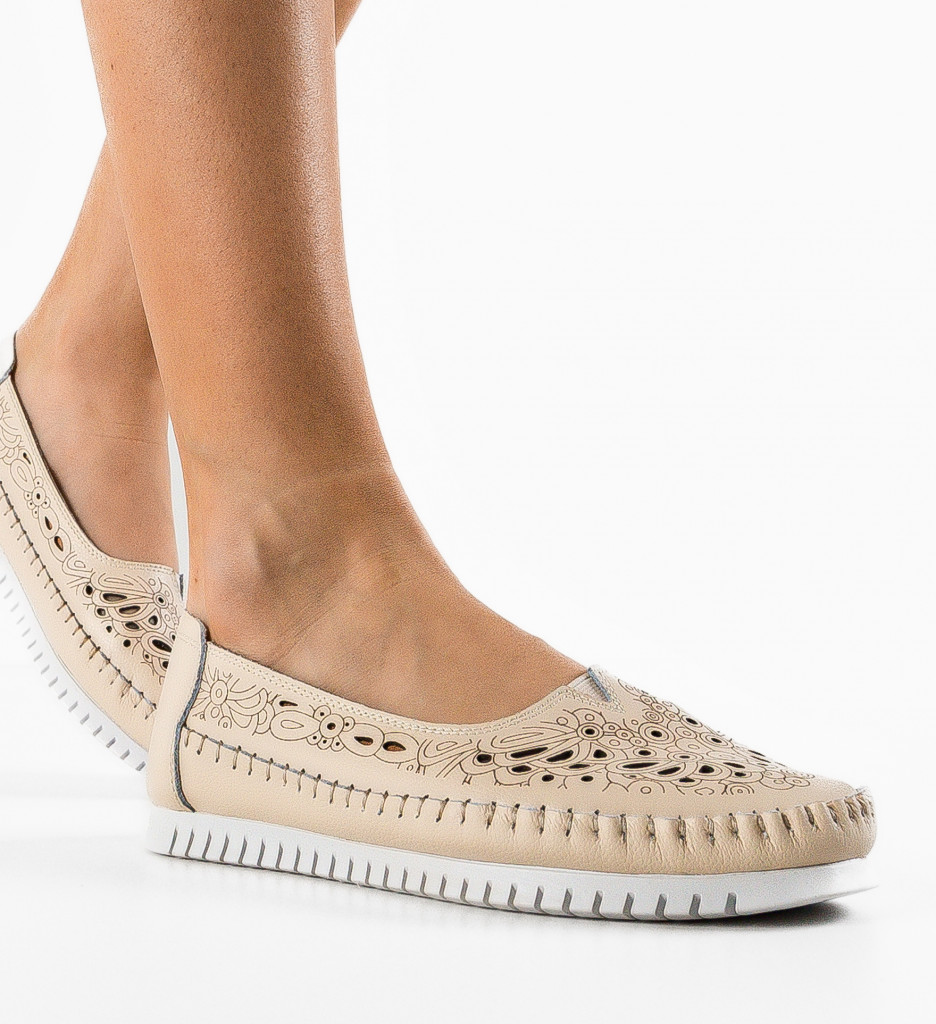 Pantofi Casual Fytay Bej - Confort și Stil