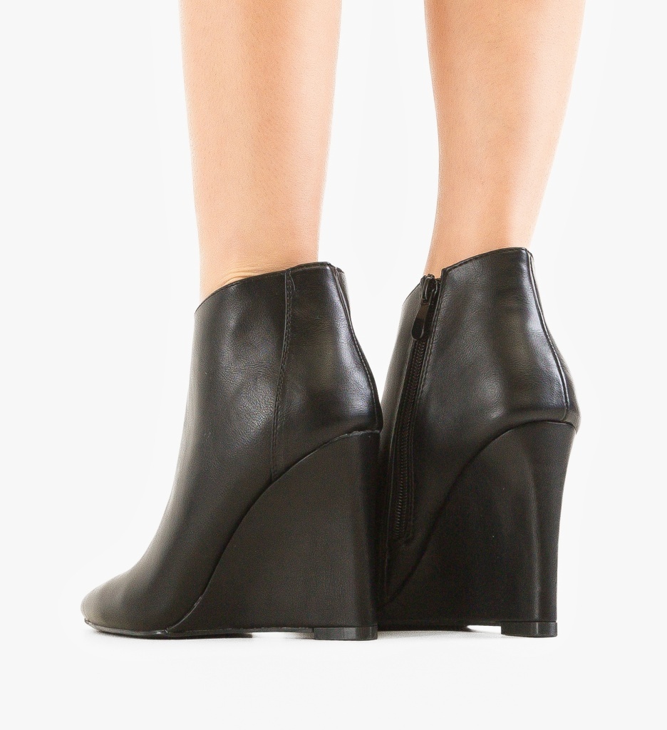 Botine Dama Patton Negre - Stil și Confort - imagine 4