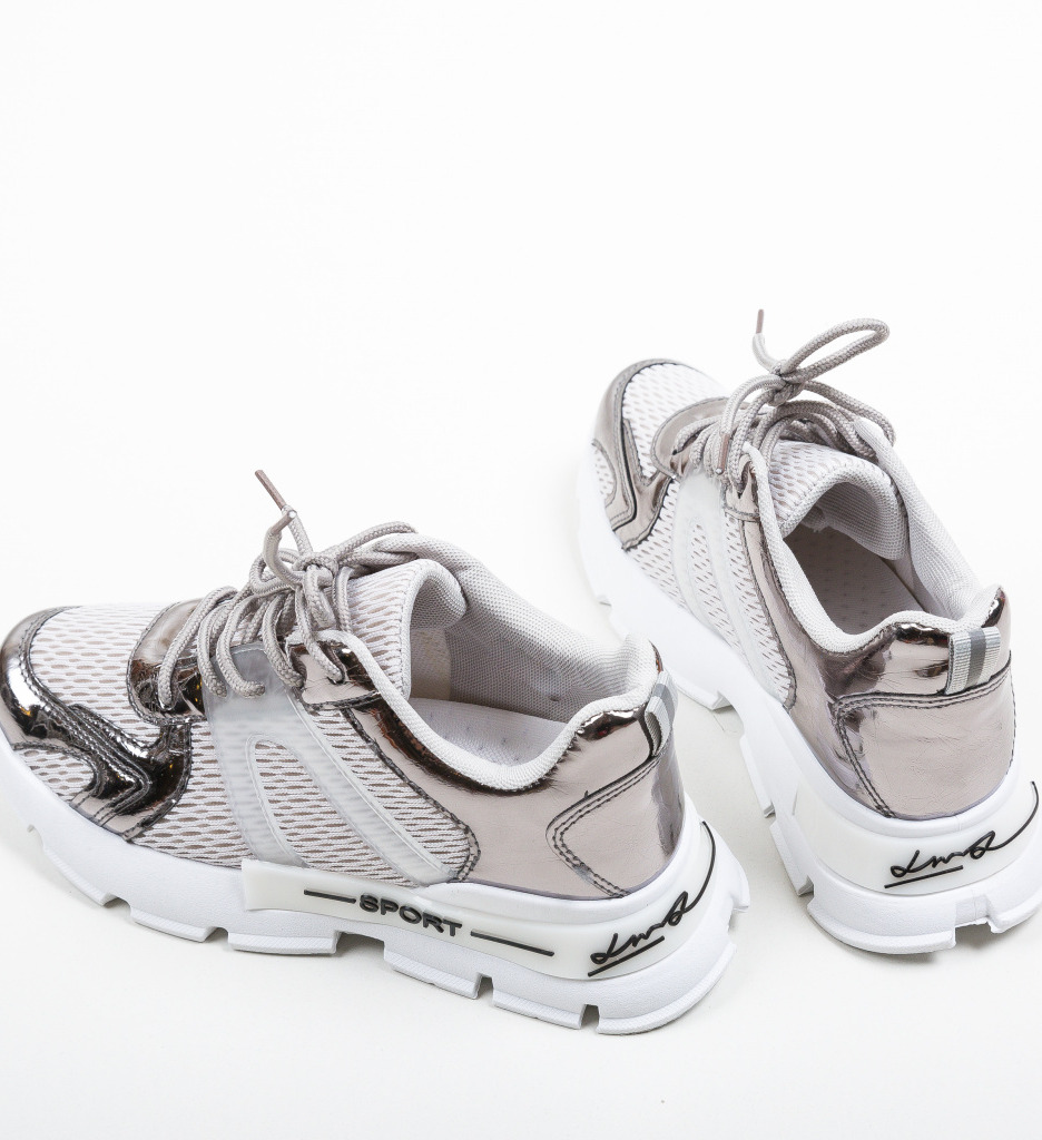 Pantofi Sport Lucian Gri, Confort Superior - imagine 4