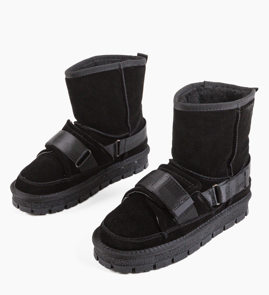 Cizme Ug Niozel Negre - Confort Termic - imagine 9