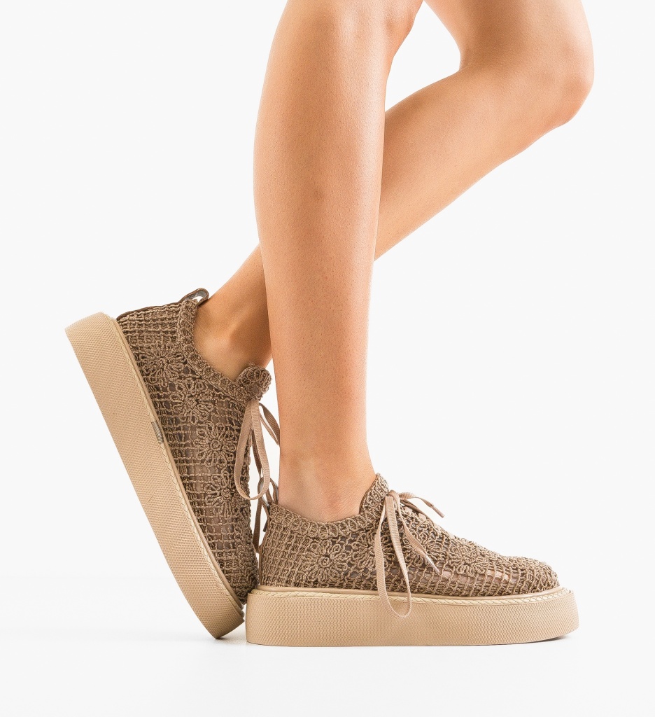 Pantofi Casual Ystory Khaki - Confort și Stil