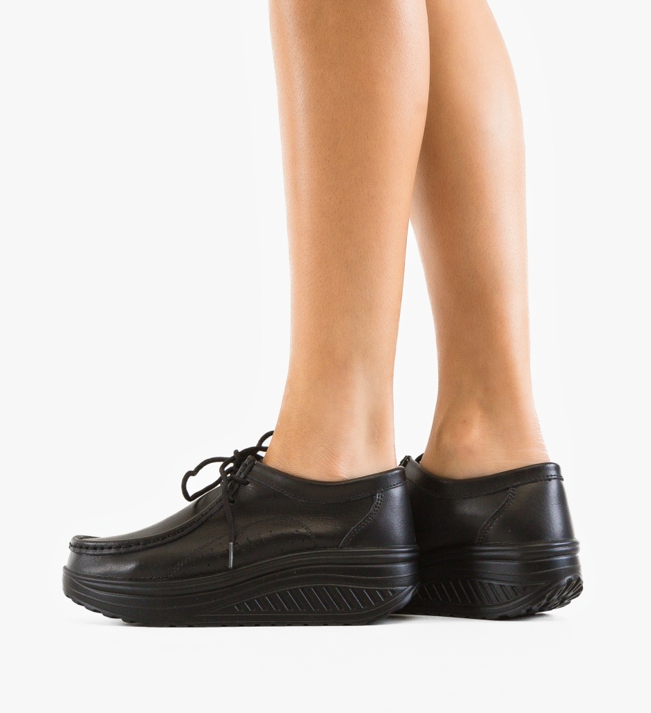 Pantofi Casual Roly Negri | Confort & Stil - imagine 3