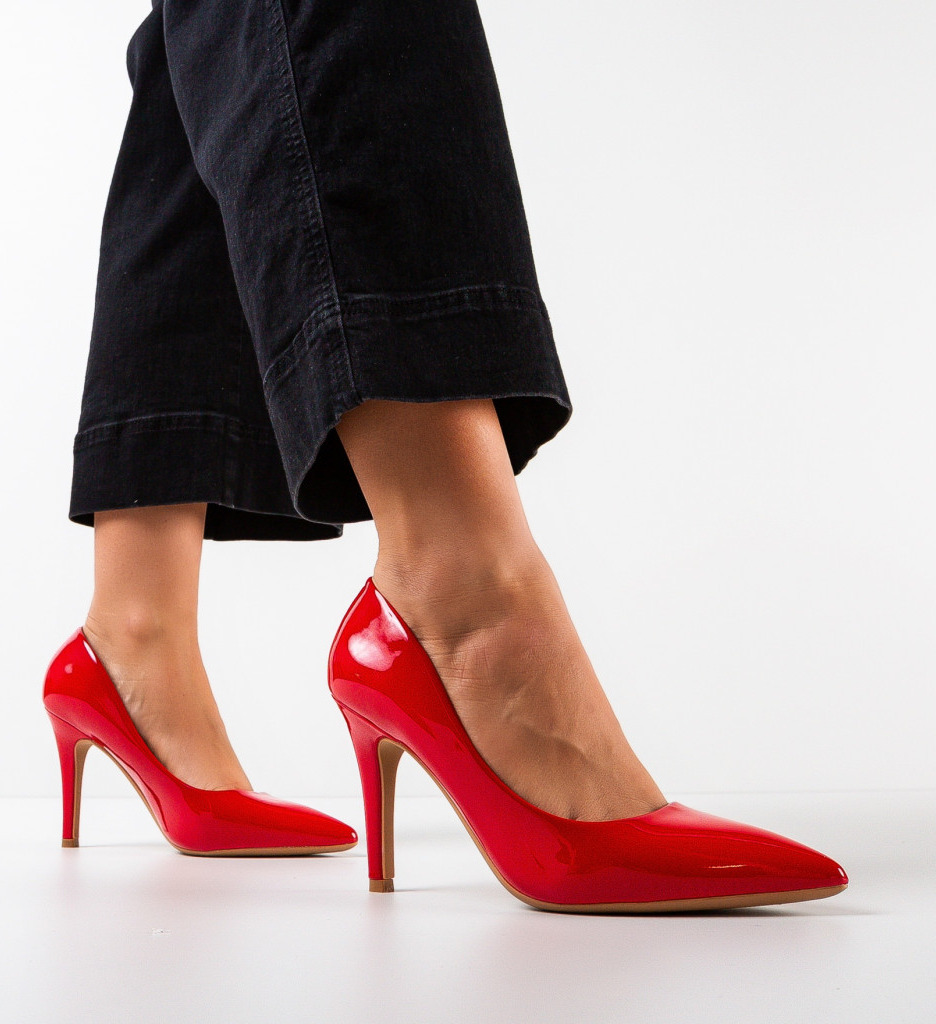 Pantofi Rosii cu Toc Amanda | Stil si Eleganta - imagine 4