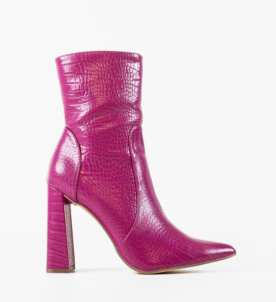 Botine Dama Lutfi Fuchsia | Stil Vibrant - imagine 4