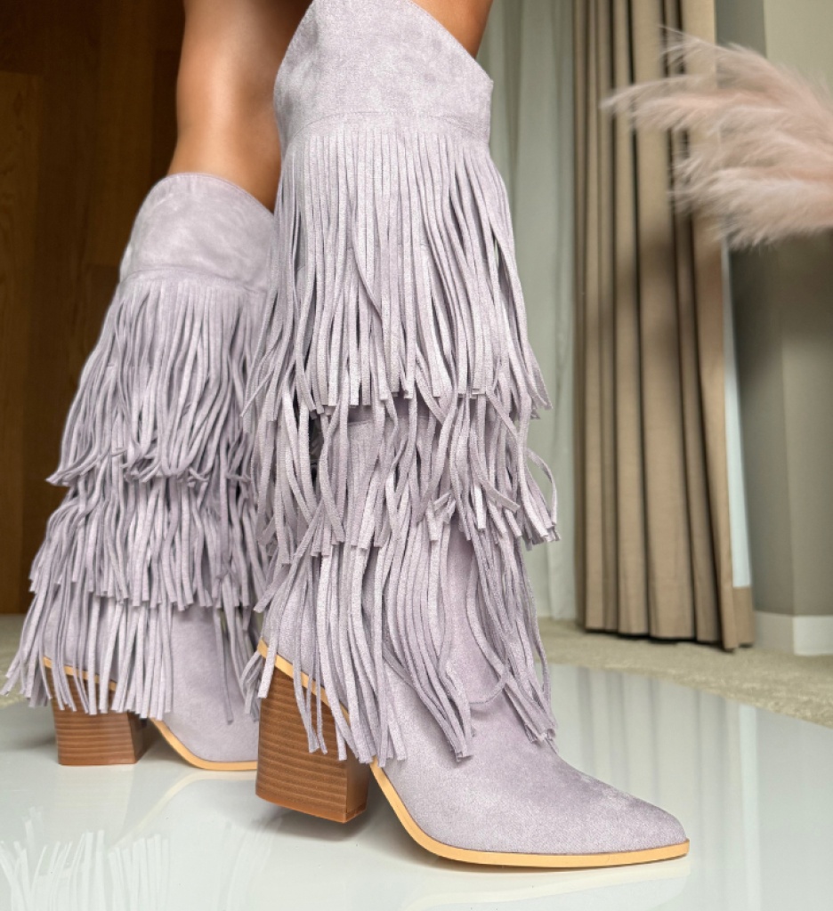 Cizme Dama Kanyb Mov Elegante și Confortabile - imagine 2