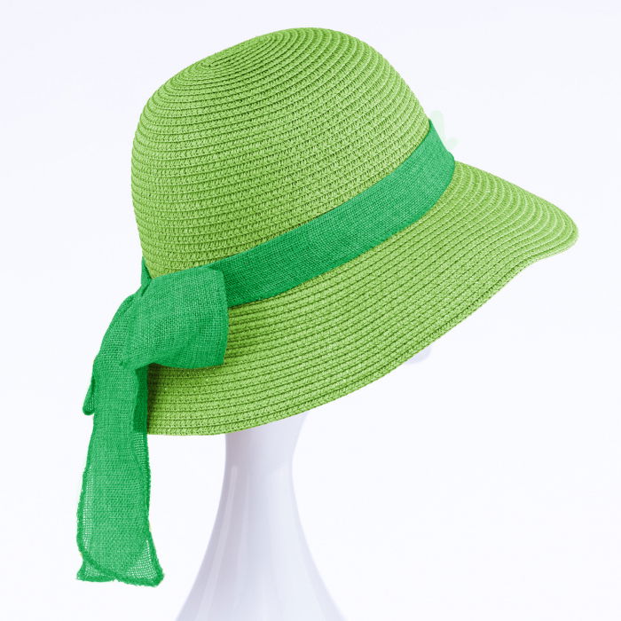 Pălărie Paie Verde Shopika - Eleganță Vară