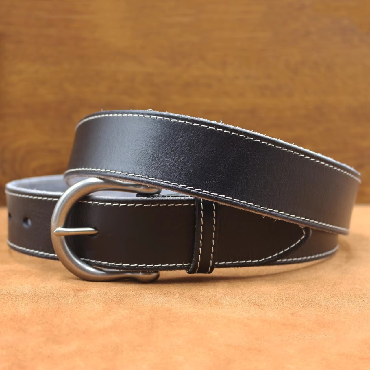 Curea Delis Piele Naturală Negru - Eleganță Garantată - imagine 2