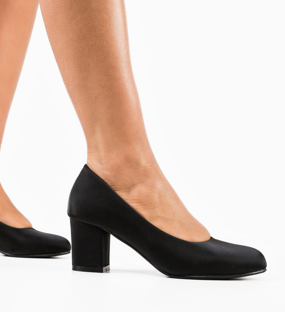 Pantofi Pozal Negri - Eleganță și Stil - imagine 3