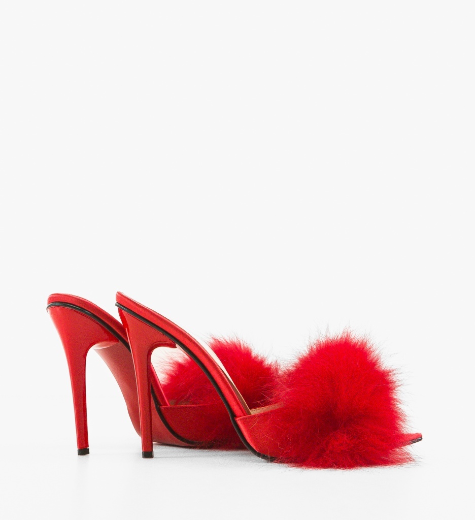 Saboti Puffo Rosii | Eleganță și Confort - imagine 4