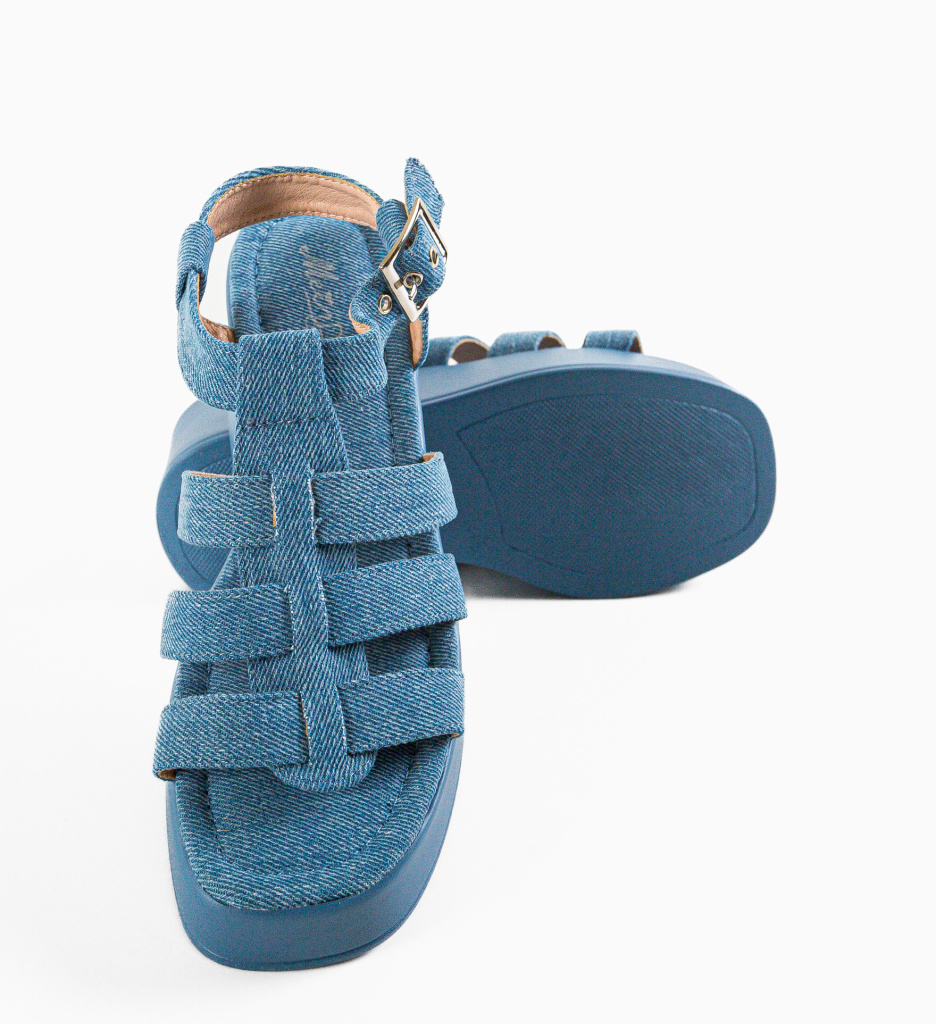 Platforme Dama Nablus Albastre | Stil & Confort - imagine 8