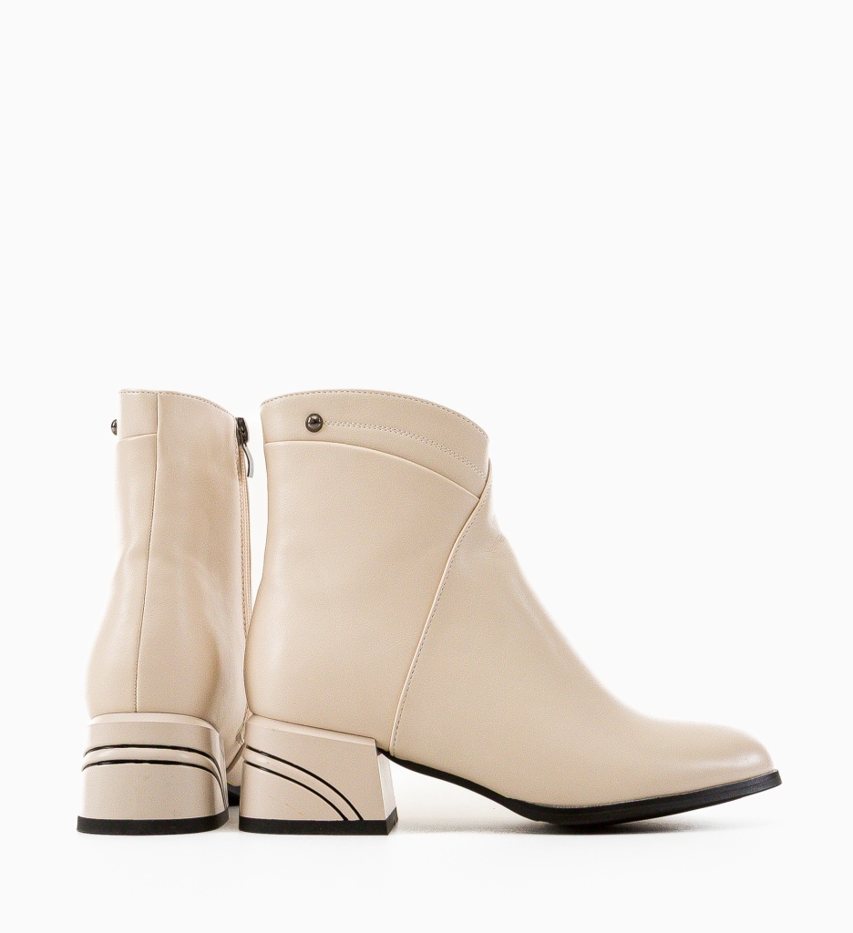 Botine Dama Kusat Bej - Confort și Eleganță - imagine 6