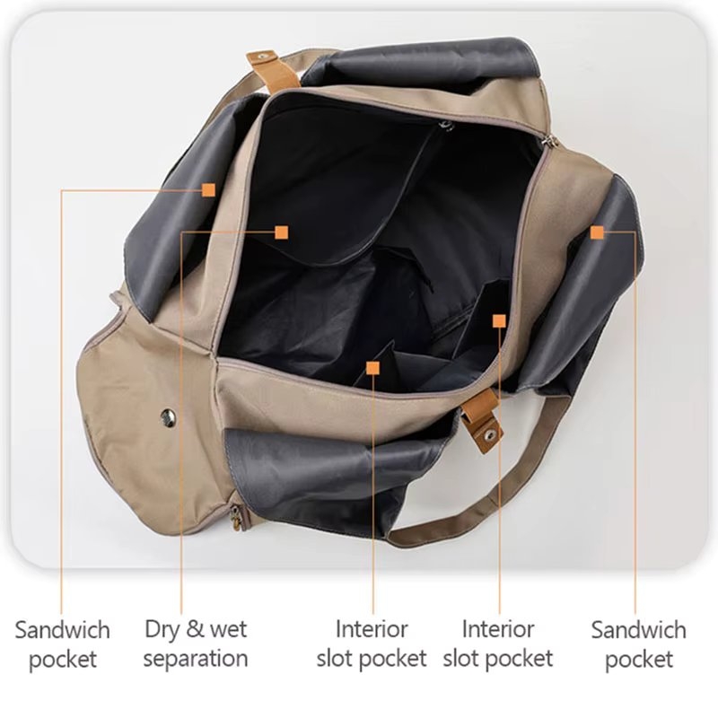 Geanta Calatorie Delis Silvya Mov, Spatioasa si Organizata - imagine 5