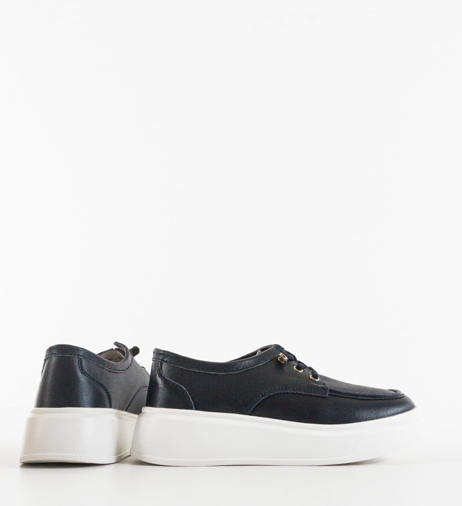 Pantofi Casual Dama Naenia Bleumarin Confort - imagine 6
