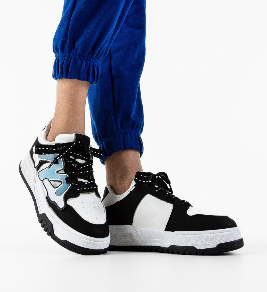 Sneakers Niustile Negri | Stil și Confort Urban - imagine 2