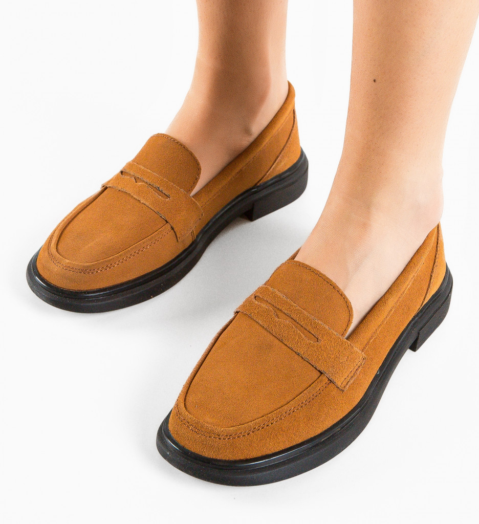 Pantofi Butler Camel | Eleganță Casual Zilnică - imagine 2