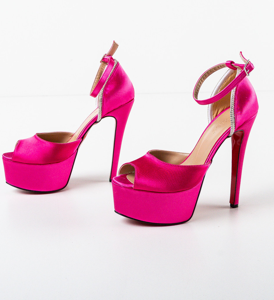 Sandale Ketta Fuchsia - Eleganță și Stil - imagine 5